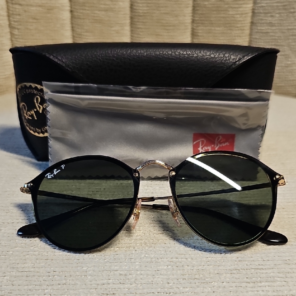 Ray-Ban Blaze Round Polarized Sunglasses